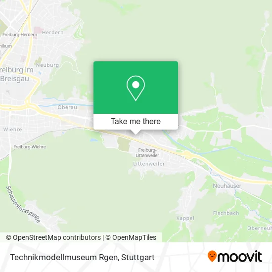 Карта Technikmodellmuseum Rgen