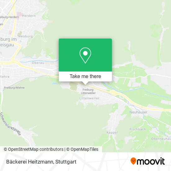 Карта Bäckerei Heitzmann