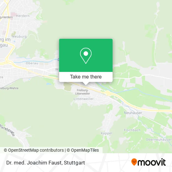 Карта Dr. med. Joachim Faust