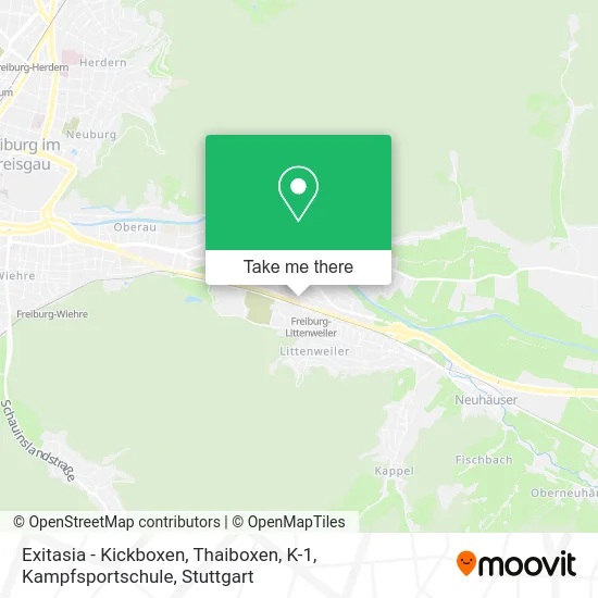 Exitasia - Kickboxen, Thaiboxen, K-1, Kampfsportschule map