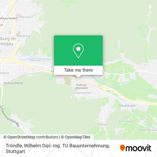 Tröndle, Wilhelm Dipl.-Ing. TU Bauunternehmung map