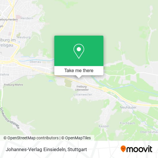 Карта Johannes-Verlag Einsiedeln