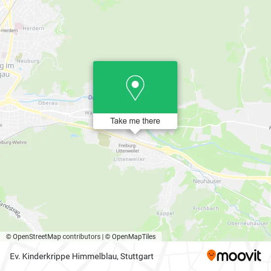 Карта Ev. Kinderkrippe Himmelblau