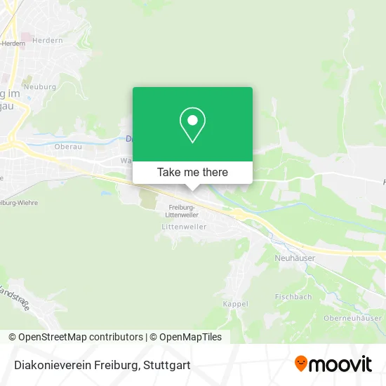 Карта Diakonieverein Freiburg