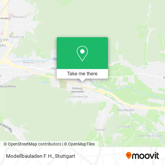 Карта Modellbauladen F. H.
