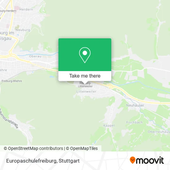 Карта Europaschulefreiburg