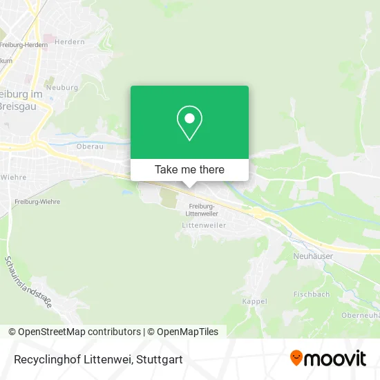 Карта Recyclinghof Littenwei