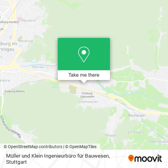 Карта Müller und Klein Ingenieurbüro für Bauwesen