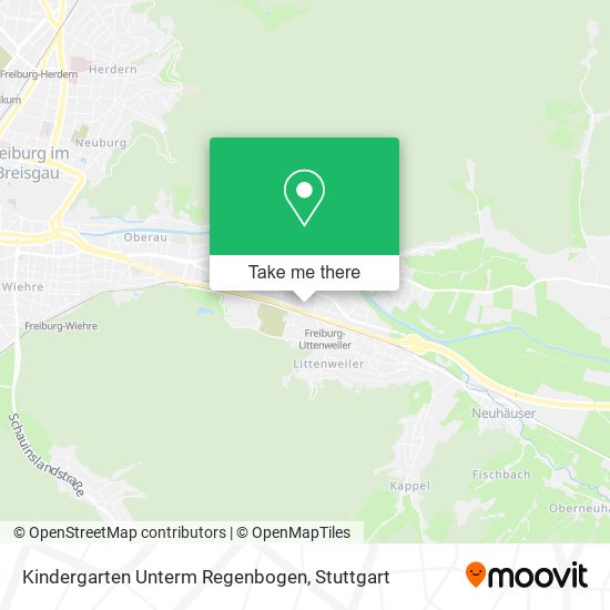 Карта Kindergarten Unterm Regenbogen