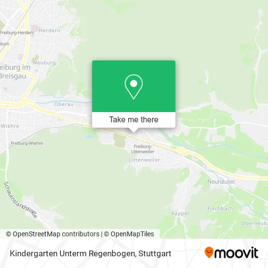 Kindergarten Unterm Regenbogen map