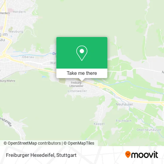 Карта Freiburger Hexedeifel