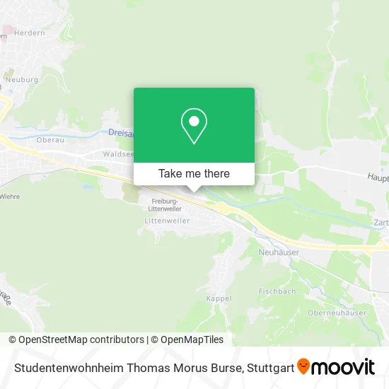 Карта Studentenwohnheim Thomas Morus Burse