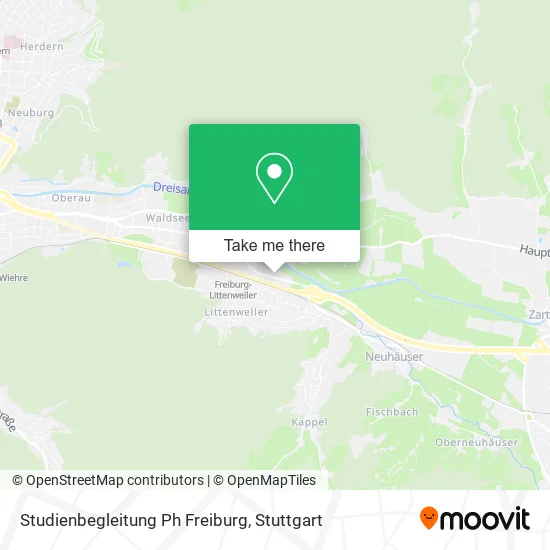 Карта Studienbegleitung Ph Freiburg