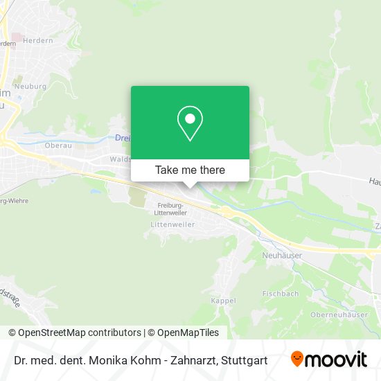 Dr. med. dent. Monika Kohm - Zahnarzt map