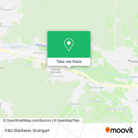 Карта K&U Bäckerei