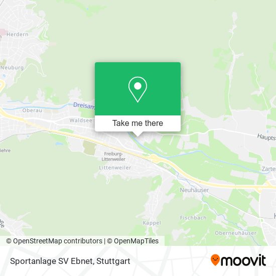 Карта Sportanlage SV Ebnet