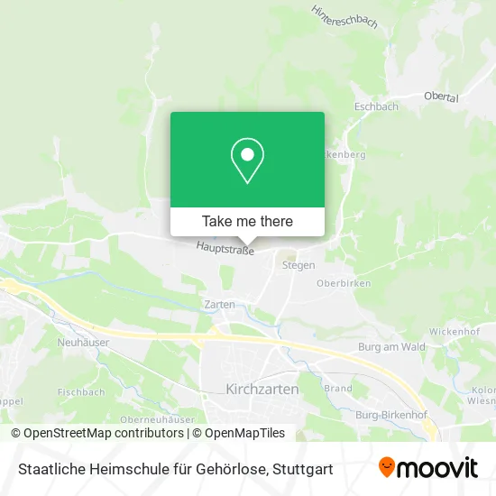 Карта Staatliche Heimschule für Gehörlose