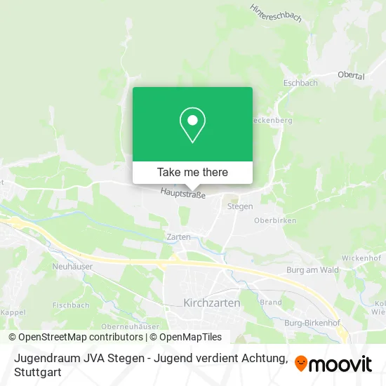 Карта Jugendraum JVA Stegen - Jugend verdient Achtung