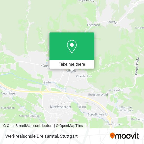 Werkrealschule Dreisamtal map