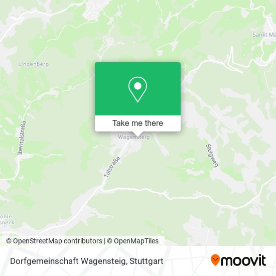 Dorfgemeinschaft Wagensteig map