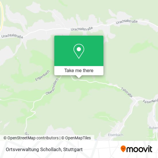 Ortsverwaltung Schollach map
