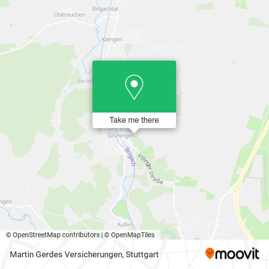 Martin Gerdes Versicherungen map