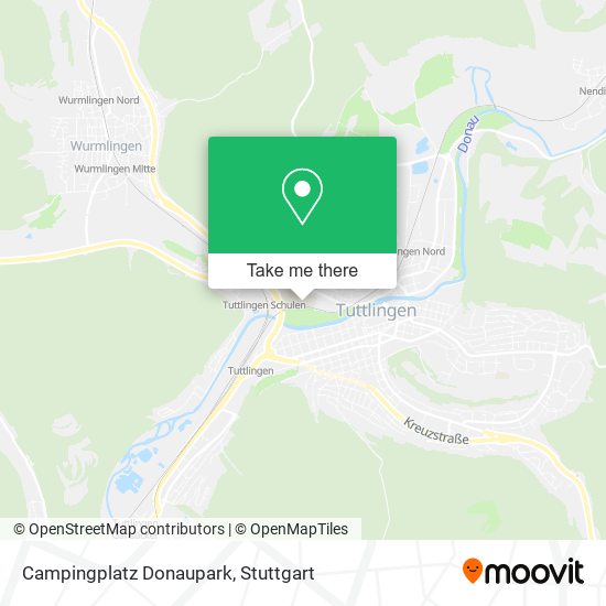Campingplatz Donaupark map