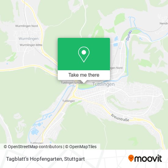 Tagblatt's Hopfengarten map
