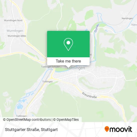 Карта Stuttgarter Straße