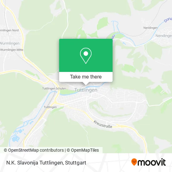 Карта N.K. Slavonija Tuttlingen