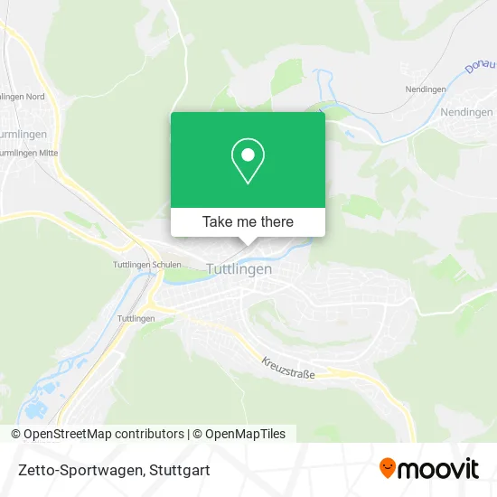 Карта Zetto-Sportwagen