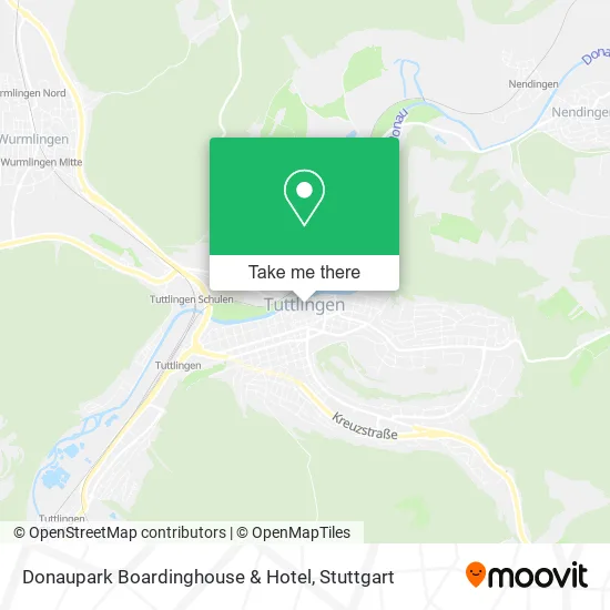 Карта Donaupark Boardinghouse & Hotel