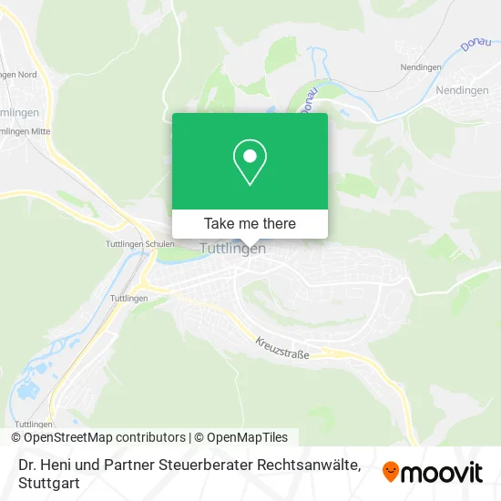 Карта Dr. Heni und Partner Steuerberater Rechtsanwälte