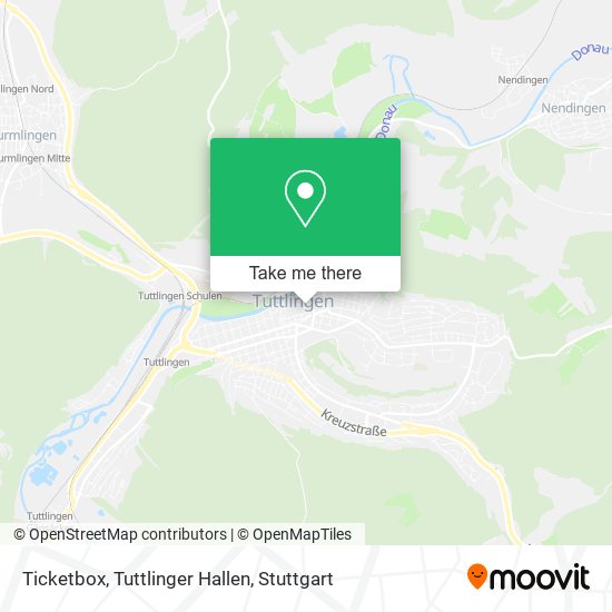 Ticketbox, Tuttlinger Hallen map