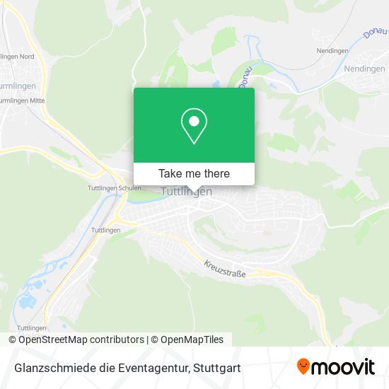 Карта Glanzschmiede die Eventagentur