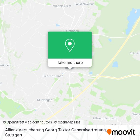 Allianz Versicherung Georg Textor Generalvertretung map