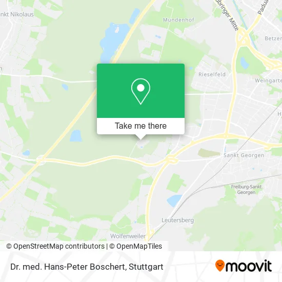 Карта Dr. med. Hans-Peter Boschert