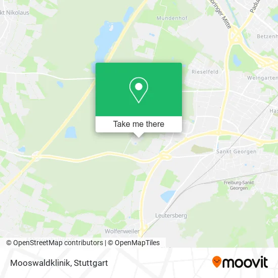 Карта Mooswaldklinik