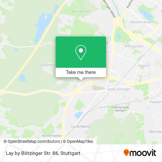 Lay by Bötzinger Str. 86 map