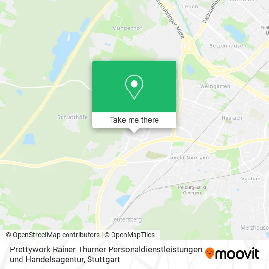 Карта Prettywork Rainer Thurner Personaldienstleistungen und Handelsagentur