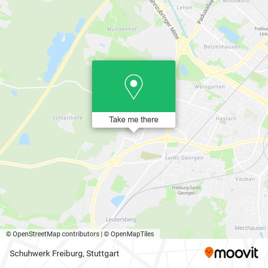 Schuhwerk Freiburg map
