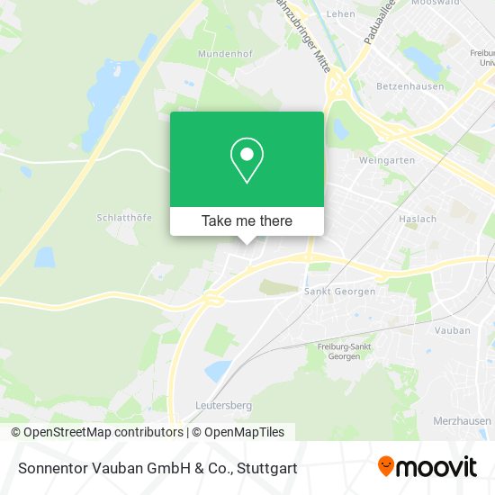 Sonnentor Vauban GmbH & Co. map