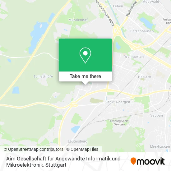 Карта Aim Gesellschaft für Angewandte Informatik und Mikroelektronik