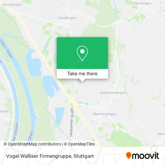 Карта Vogel Walliser Firmengruppe