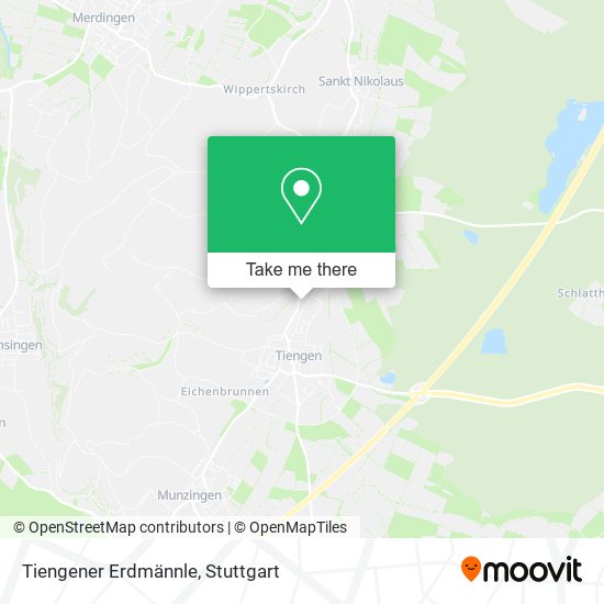 Tiengener Erdmännle map