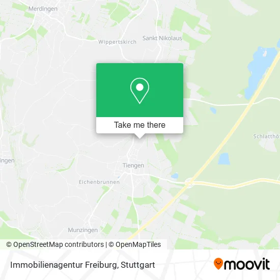 Карта Immobilienagentur Freiburg