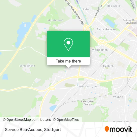 Карта Service Bau-Ausbau