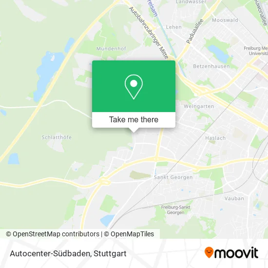 Autocenter-Südbaden map