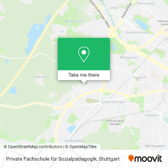 Карта Private Fachschule für Sozialpädagogik