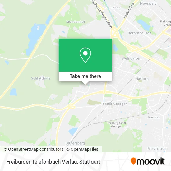 Карта Freiburger Telefonbuch Verlag